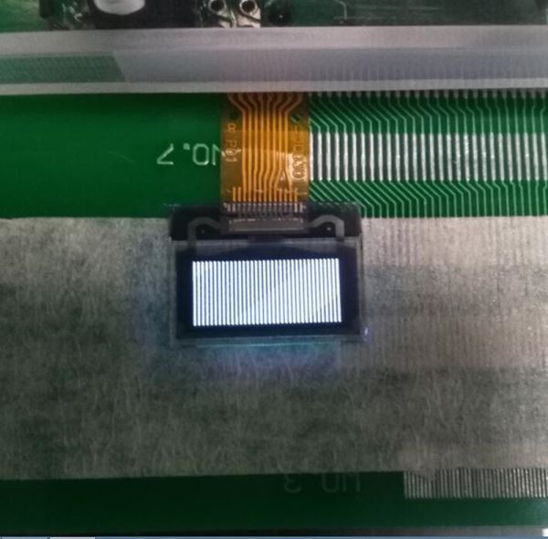 จอแสดงผล LCD OLED ขาวดำ 0.48 นิ้ว