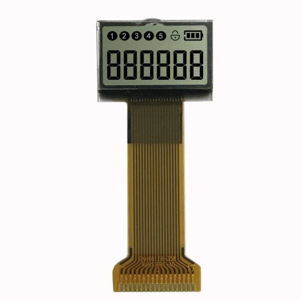 โมดูลแสดงผล LCD ชนิด TN หน้าจอแสดงผล LCD 7 ส่วน