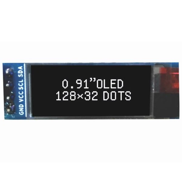0. จอแสดงผล OLED ขนาดเล็กที่มีความยืดหยุ่นขนาด 91 นิ้ว 128 * 32 SSD13 {สีขาว} 6